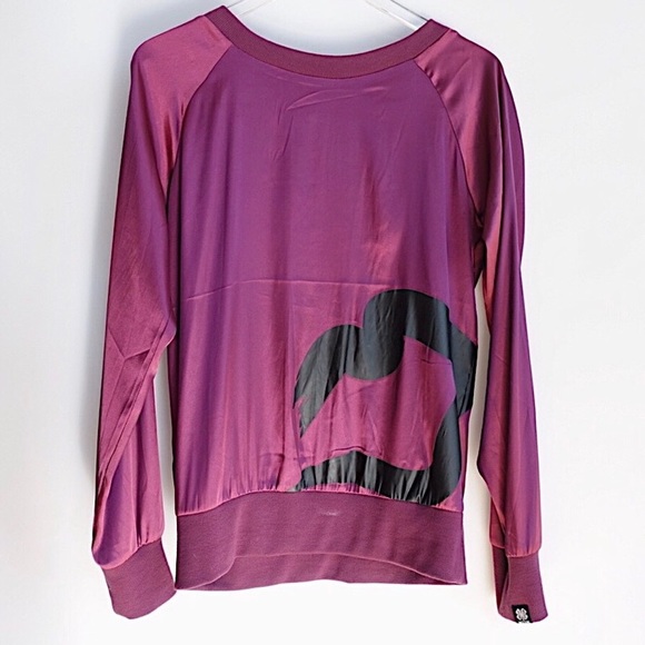 NWT MTTM Low Cut Back Sweatshirt - Picture 1 of 5